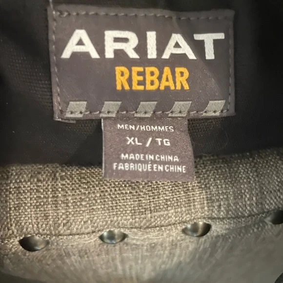 Ariat Black and Orange Workwear Tag - Picture 4 of 4